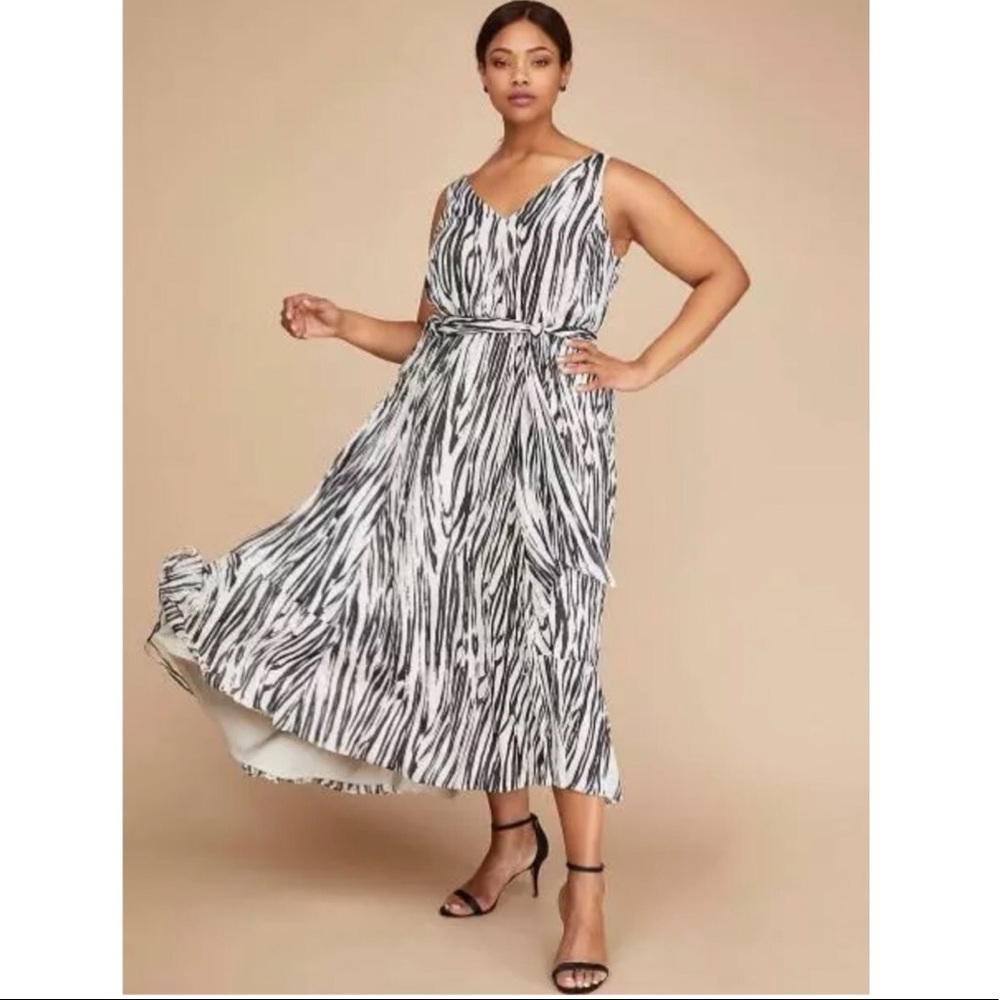 Lane Bryant Zebra Print Dress size 20